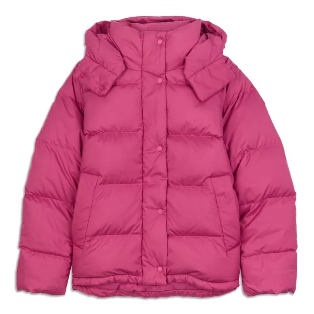 lululemon athletica Women's Pink Puffer Jacket